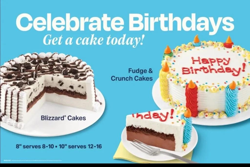 Dairy Queen ice cream cake